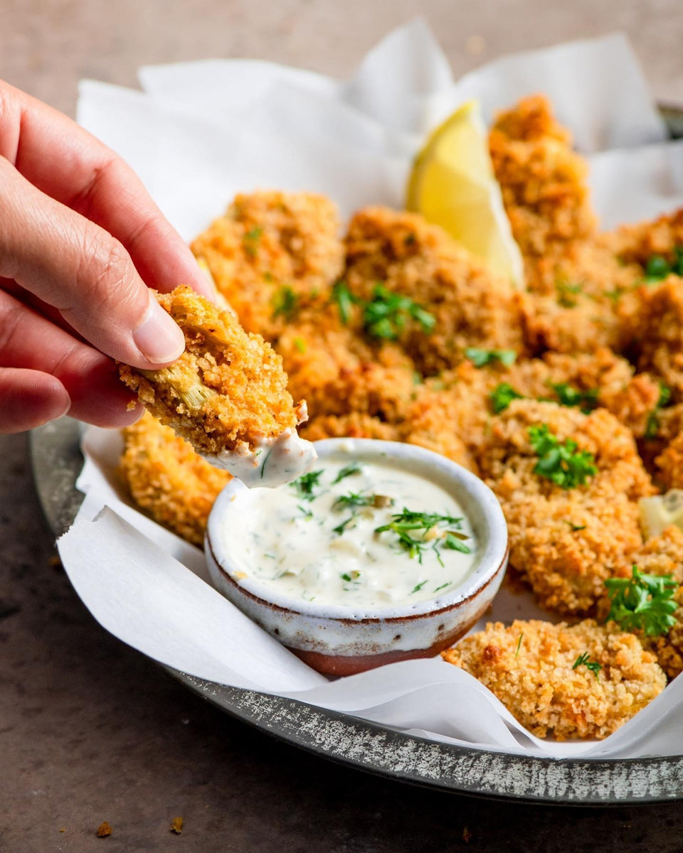 Vegan Oven Fried Artichoke Hearts Recipe Vegan Supply