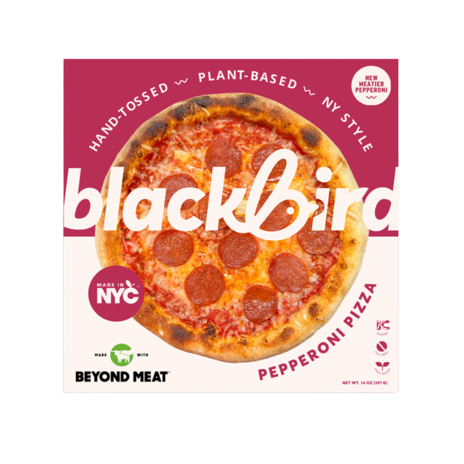 Blackbird Foods Pepperoni Pizza - 397g – Vegan Supply Blackbird Foods Pepperoni Pizza - 397g – Vegan Supply