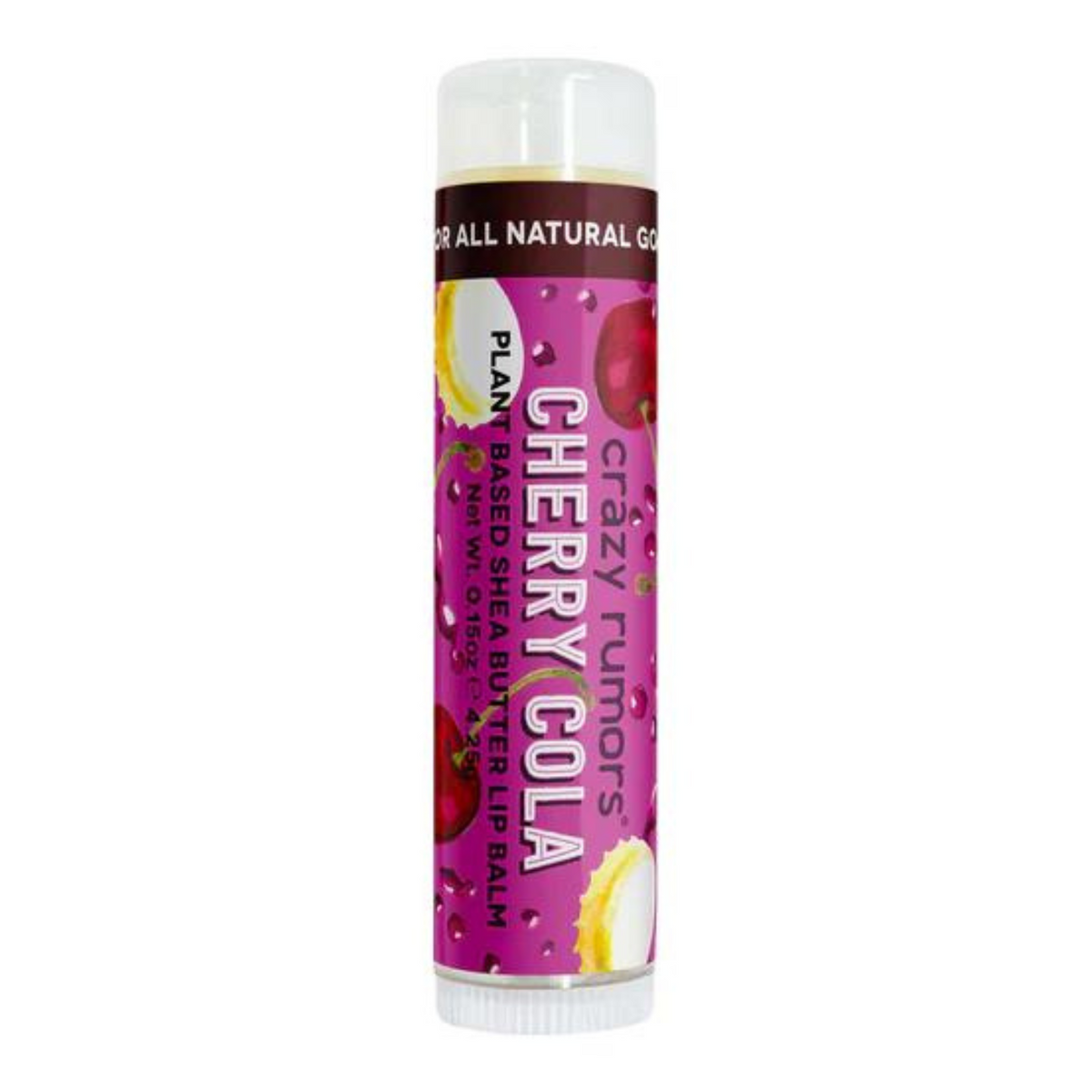 Crazy Rumors Lippenbalsam Black Cherry – 0.15 Oz, Vegan & Natürlich