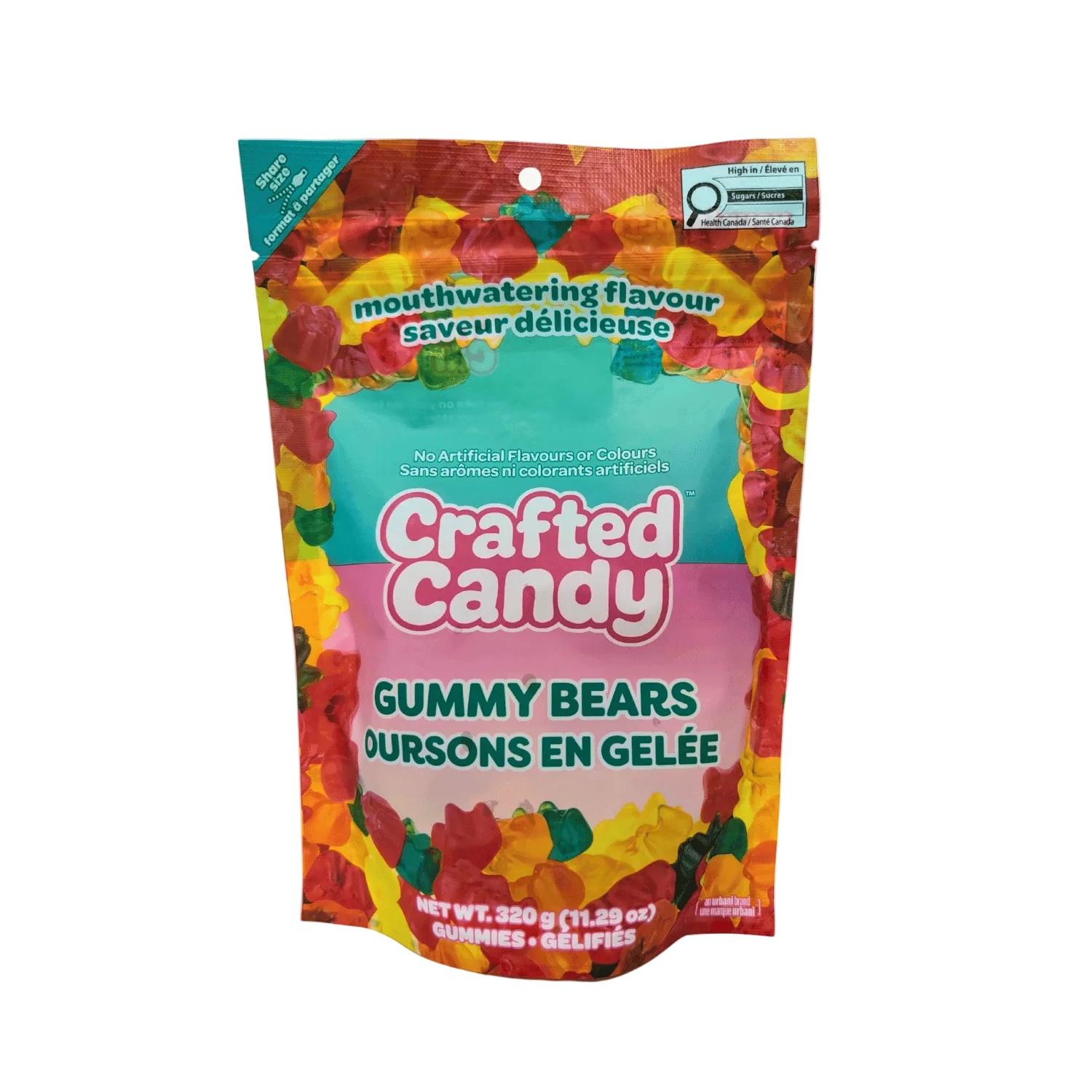 M’s BEARS モールベア　クリームソーダ　全体8.0cm Crafted Candy Gummy Bears - 320g – Vegan Supply