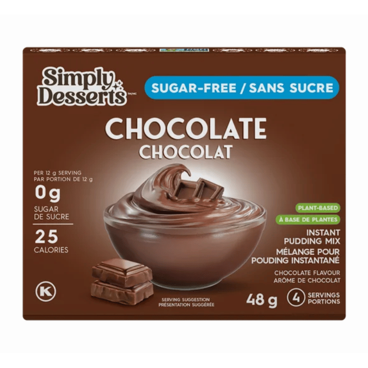 邦楽 pudding Simply Desserts Chocolate Pudding Mix - 48g – Vegan Supply
