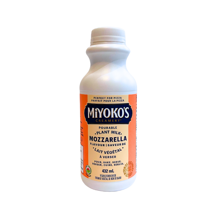 Pizza mozzarella vgtalienne liquide de Miyoko - 473 ml Vegan Supply Pizza mozzarella vgtalienne liquide de Miyoko - 473 ml Vegan Supply