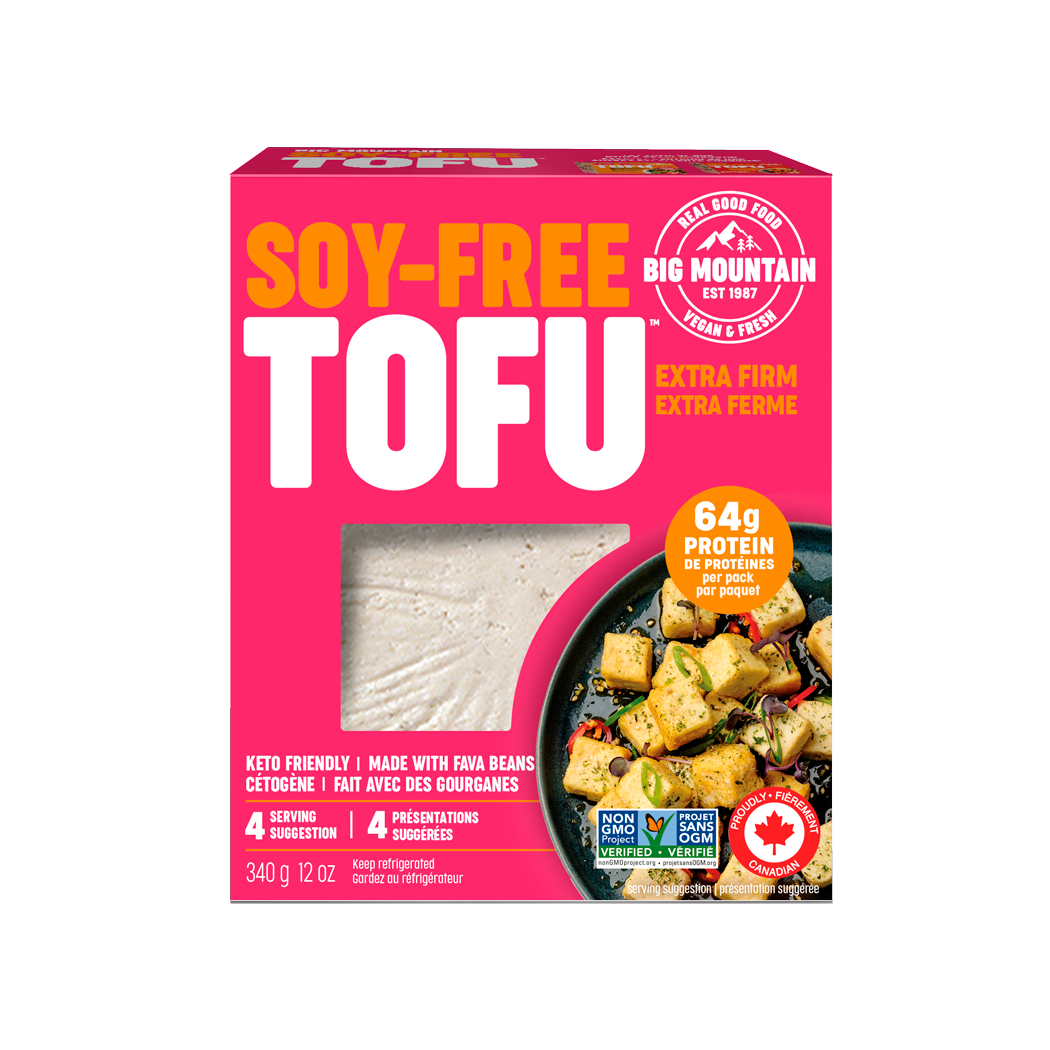 Big Mountain Foods Soy-Free Fava Bean Extra Firm Tofu - 340g