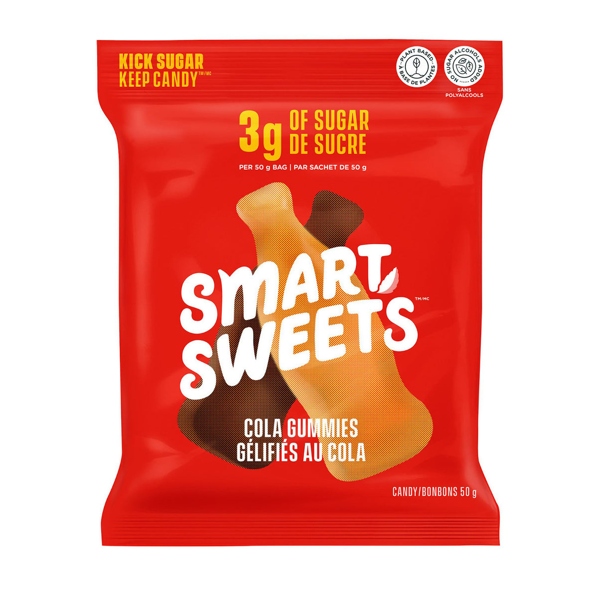 Smart Sweets Cola Gummies 50g Vegan Supply