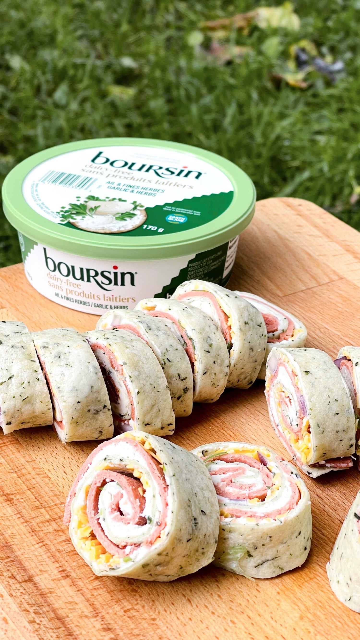 Boursin Cheese and Ham Tortilla Roll Ups Recipe