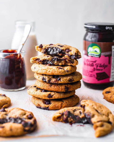 Vegan Fudge Stuffed Chocolate Chip Cookies Recipe