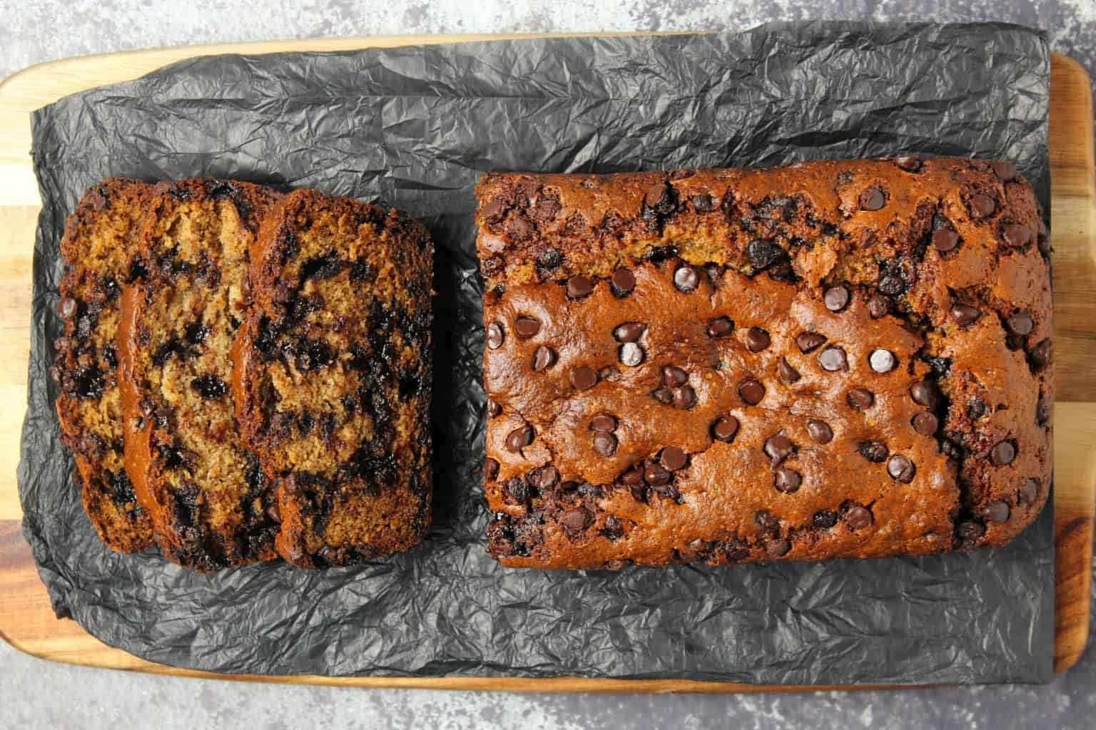 Vegan Chocolate Chip Banana Bread Recipe