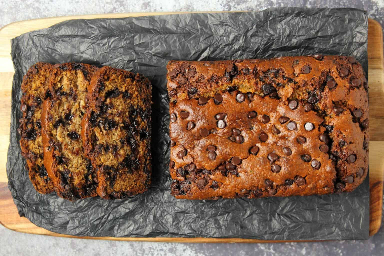 Vegan Chocolate Chip Banana Bread Recipe