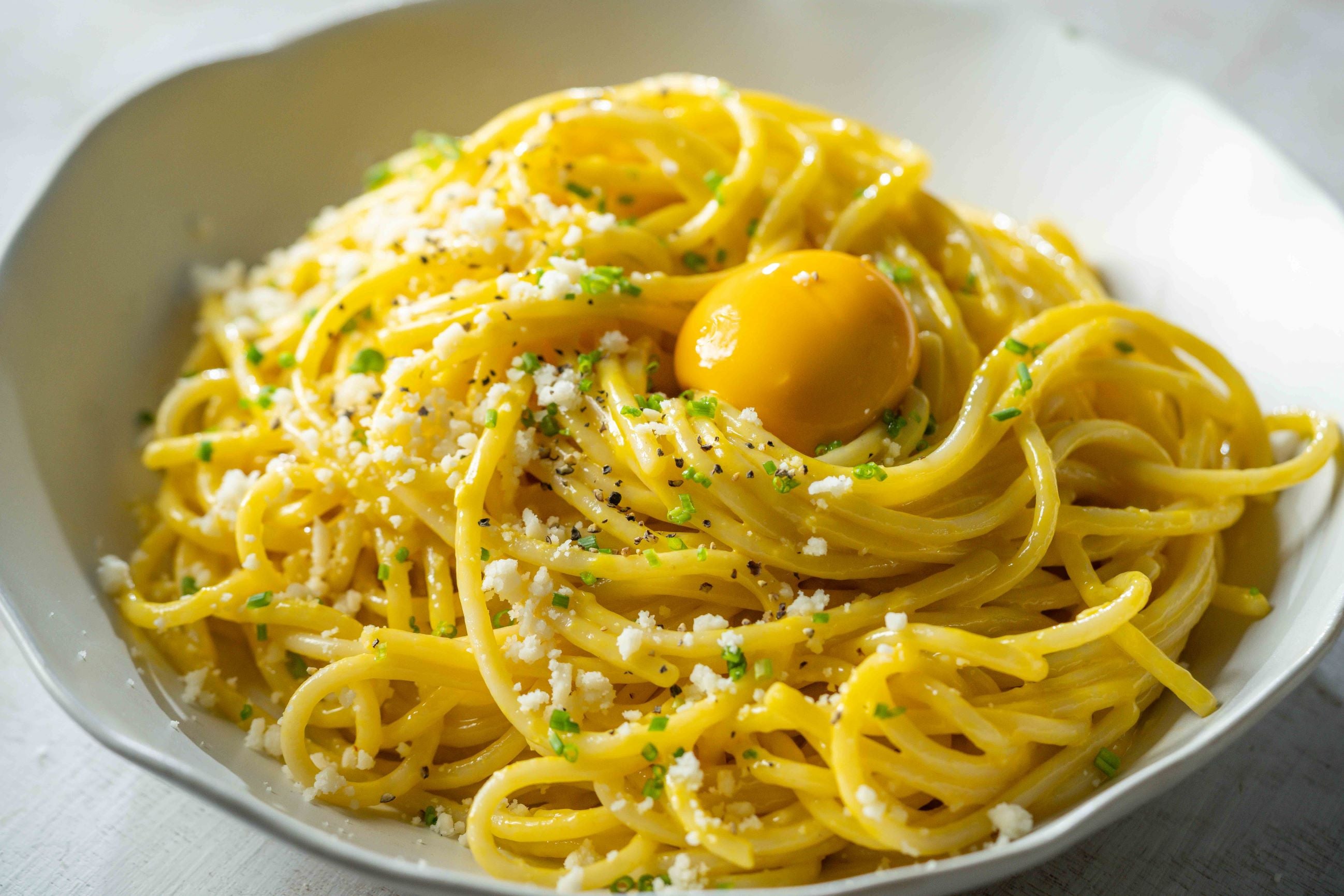 Carbonara with Yo! Egg Yolks Recipe