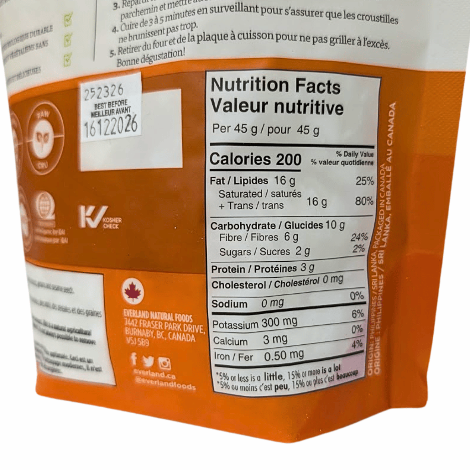 Everland Organic Flaked Coconut - 227g