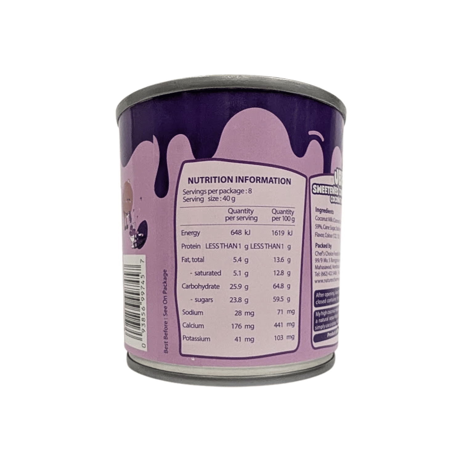 Nature's Charm Ube Sweetened Condensed Coconut Milk - 320g