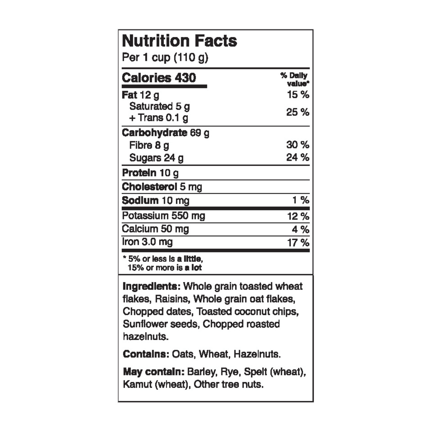 Dorset Cereals Fabulous High Fibre Muesli - 540g