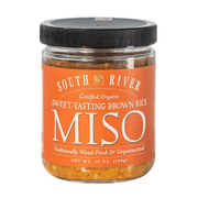 Miso de riz brun au goût sucré de South River - 454g