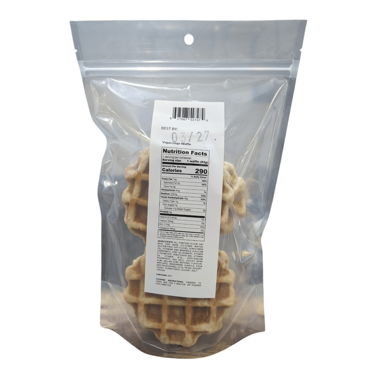 Bonus Bakery Liege Waffles - 500g
