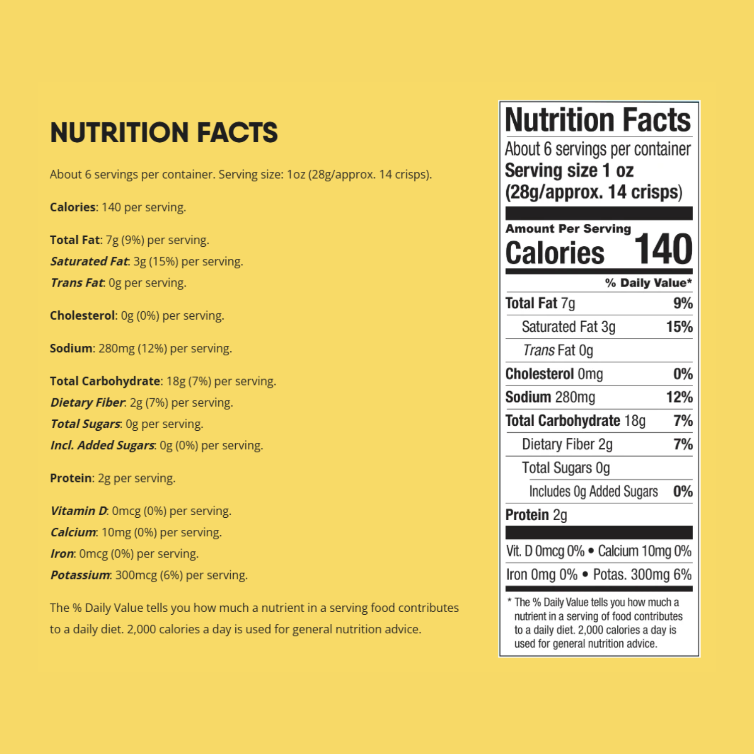The Good Crisp Salt & Vinegar - 160g