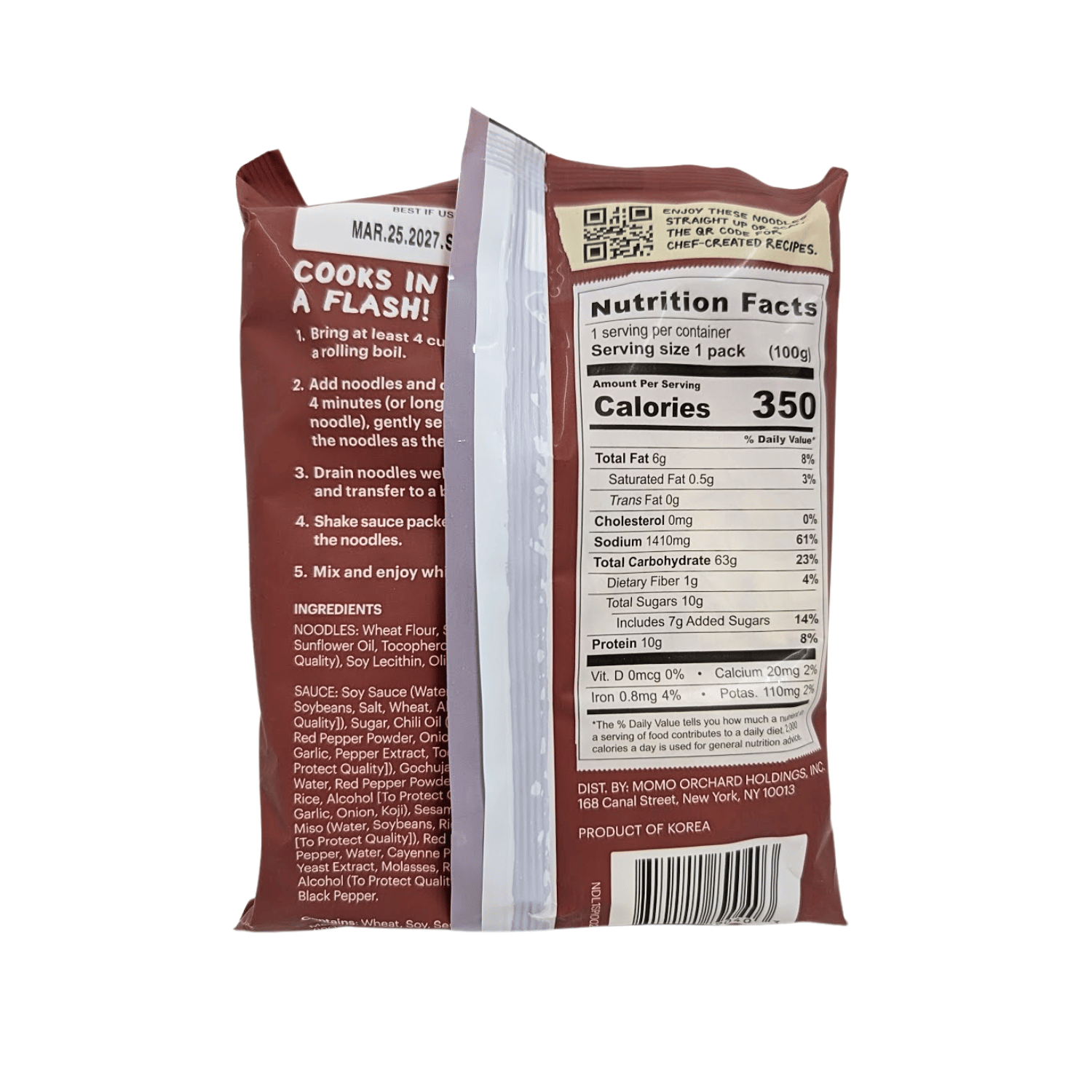 Momofuku Sweet and Spicy Noodles - 1 Pack
