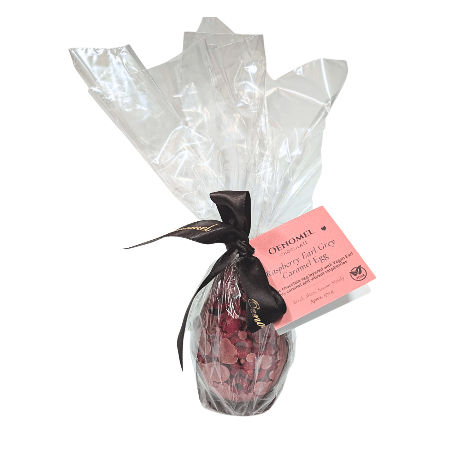 Oenomel Raspberry Earl Grey Caramel Egg - 175g