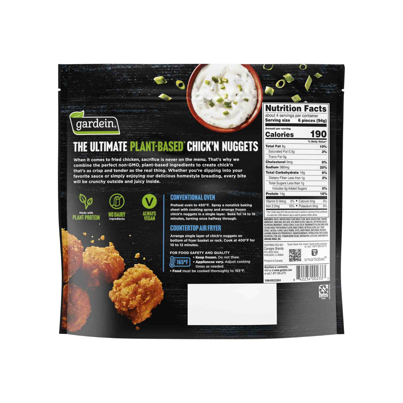 Gardein Supreme Chick'n Nuggets - Full Case (1 x 4.53kg)