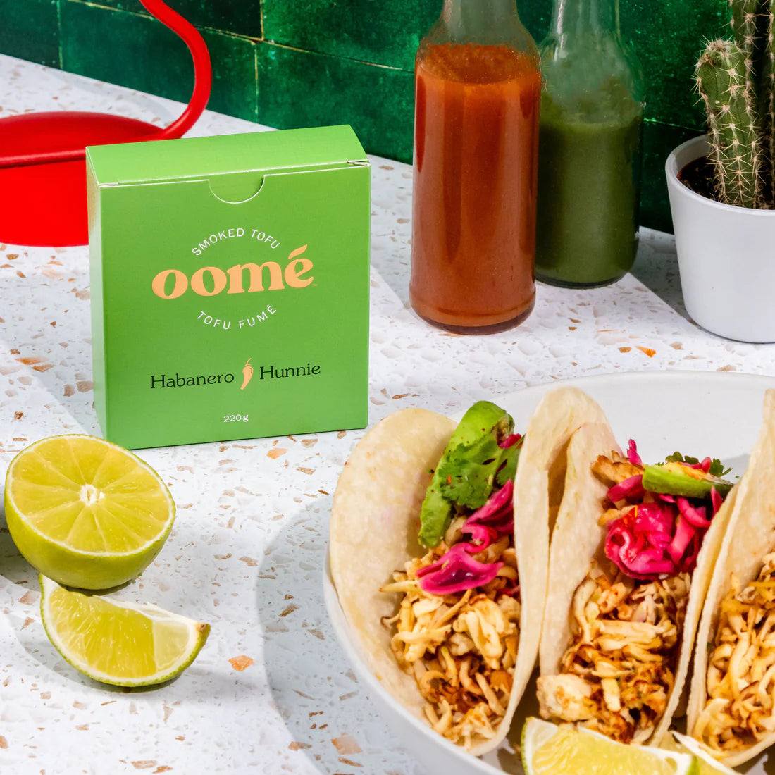 Oomé Habanero Hunnie Smoked Tofu - 220g