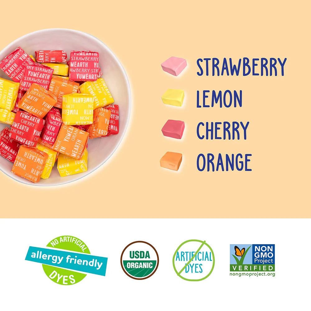 YumEarth Organic Chewys Fruit Chews - 142g