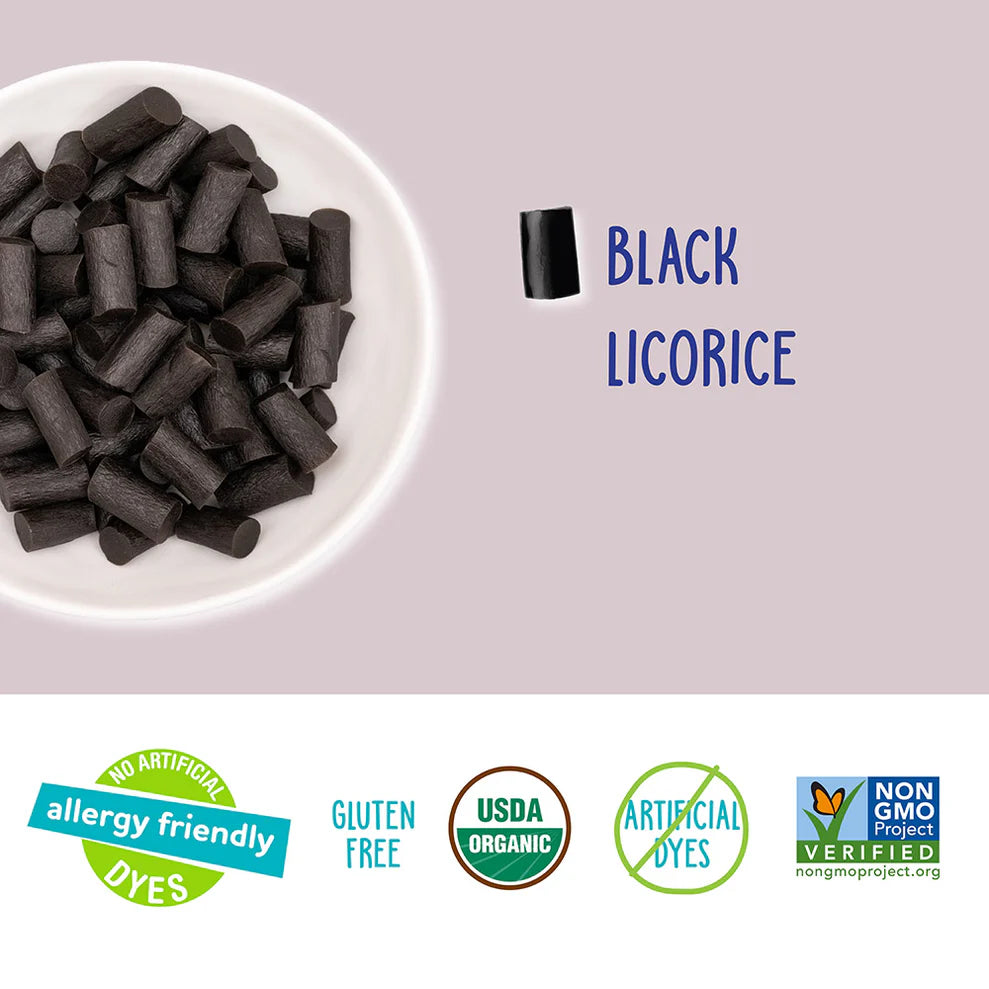 YumEarth Organic Black Licorice - 142g