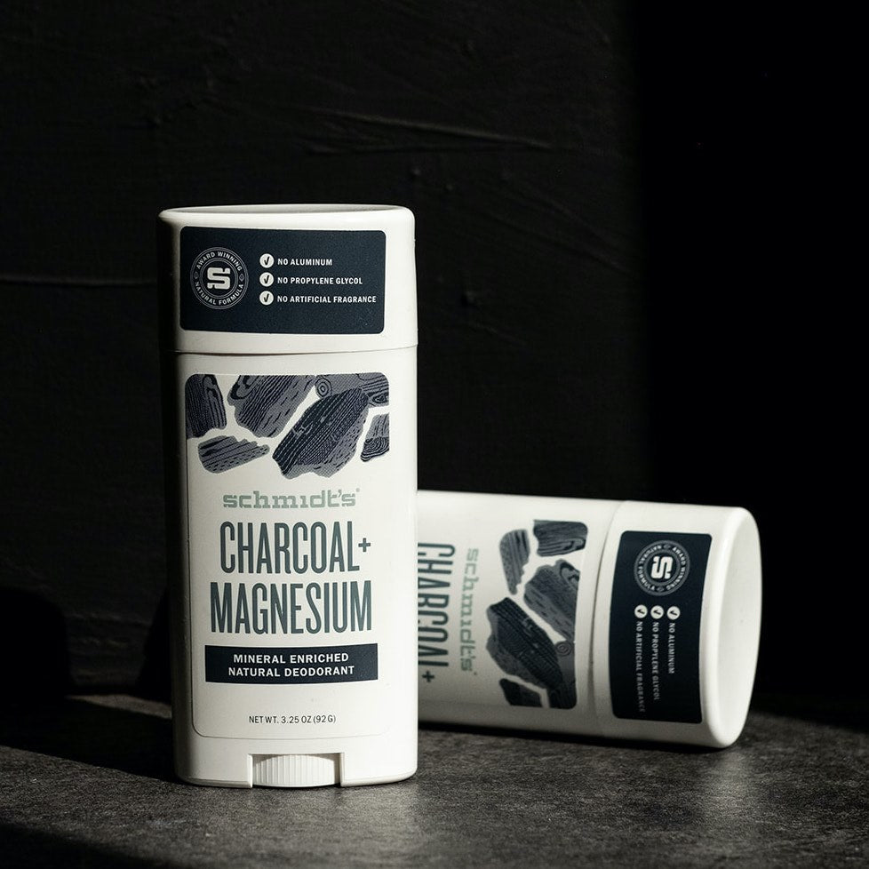 Schmidt's Charcoal & Magnesium Deodorant Stick - 75g – Vegan Supply