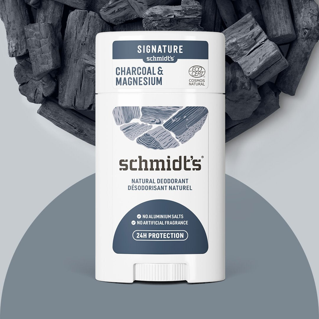 Schmidt's Charcoal & Magnesium Deodorant Stick - 75g – Vegan Supply