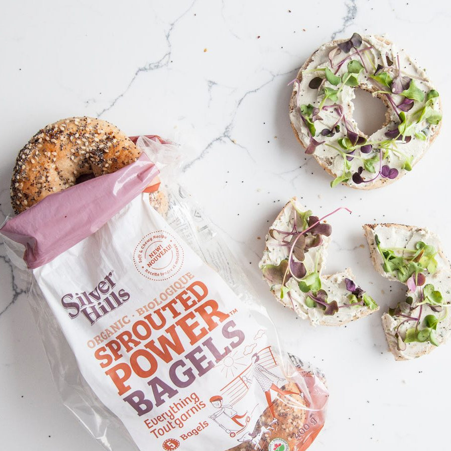 Silver Hills Organic Sprouted Everything Bagels - 400g