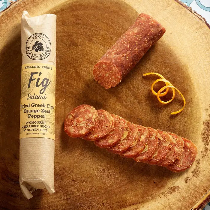 Hellenic Farms Salami de figues au zeste d'orange - 180g