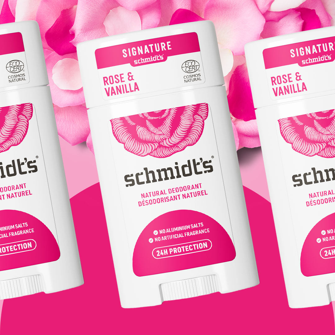 Schmidt's Rose & Vanilla Deodorant Stick - 75g
