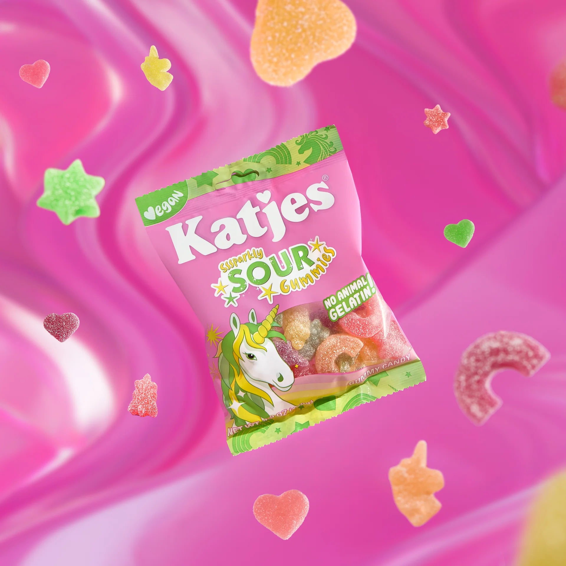 Katjes Sssparkly Sour Gummies - 140g