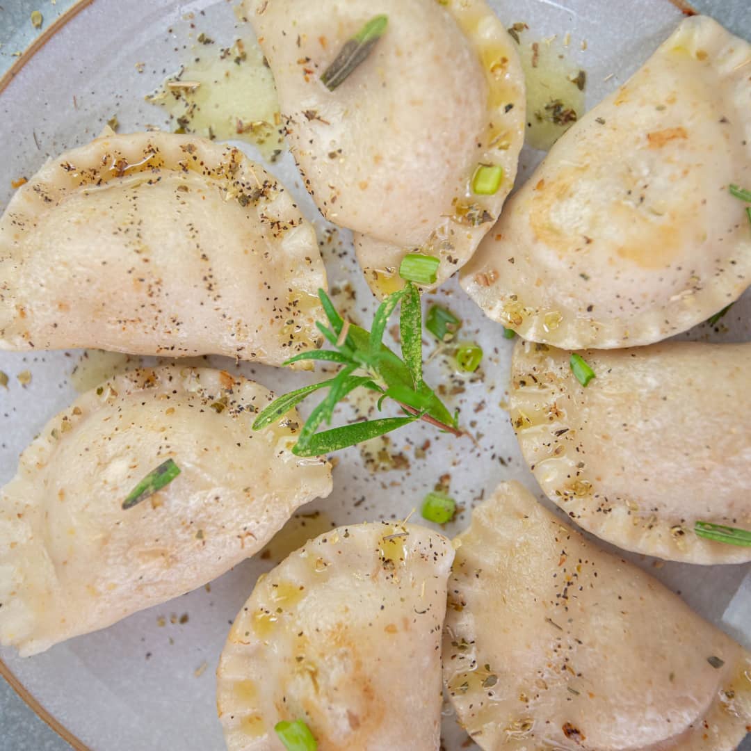 Nina's Pierogies Cheddar Végétalien Sans Gluten - 450g