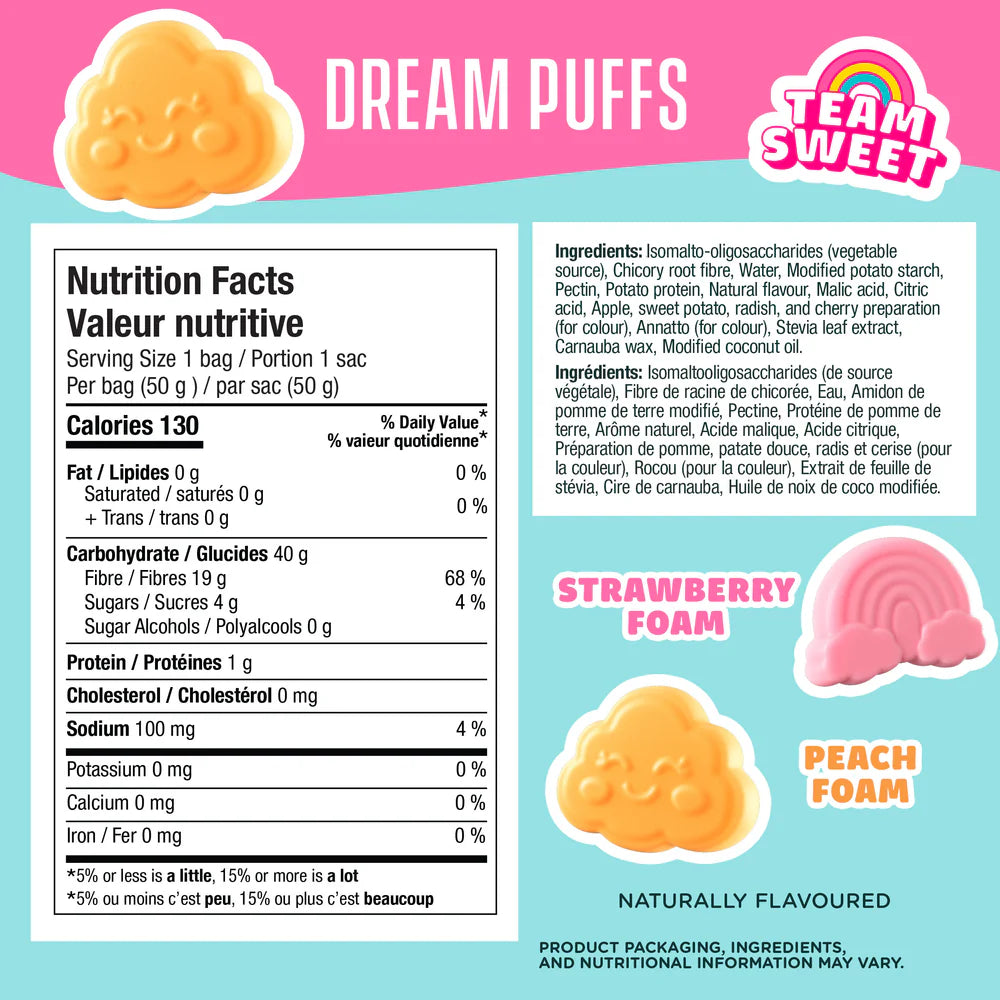Smart Sweets Dream Puffs Gummies - 50g