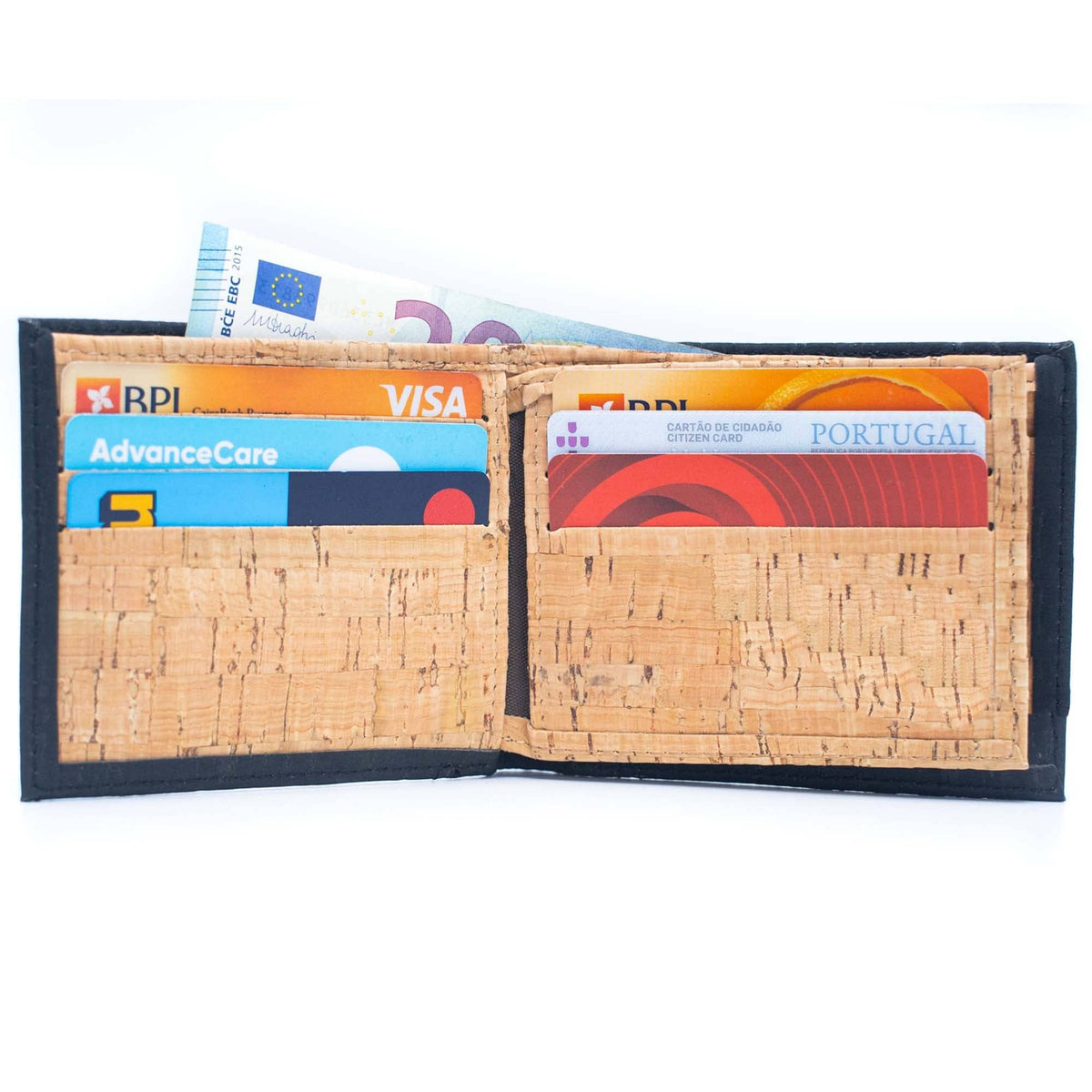 Meninas Bonitas Cork Slim Card Wallet