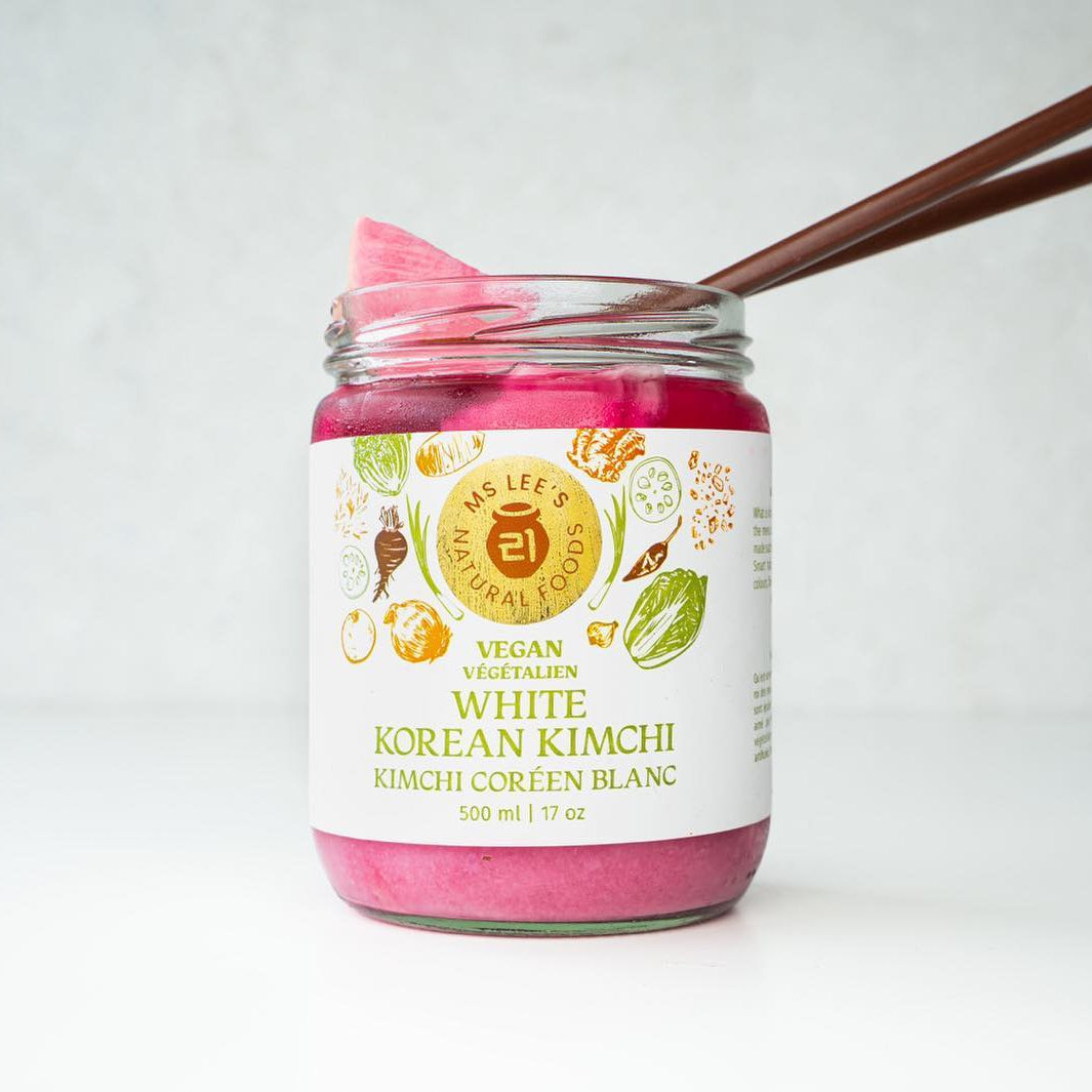 CLEARANCE - Ms Lee's Natural Foods White Korean Kimchi - 500ml