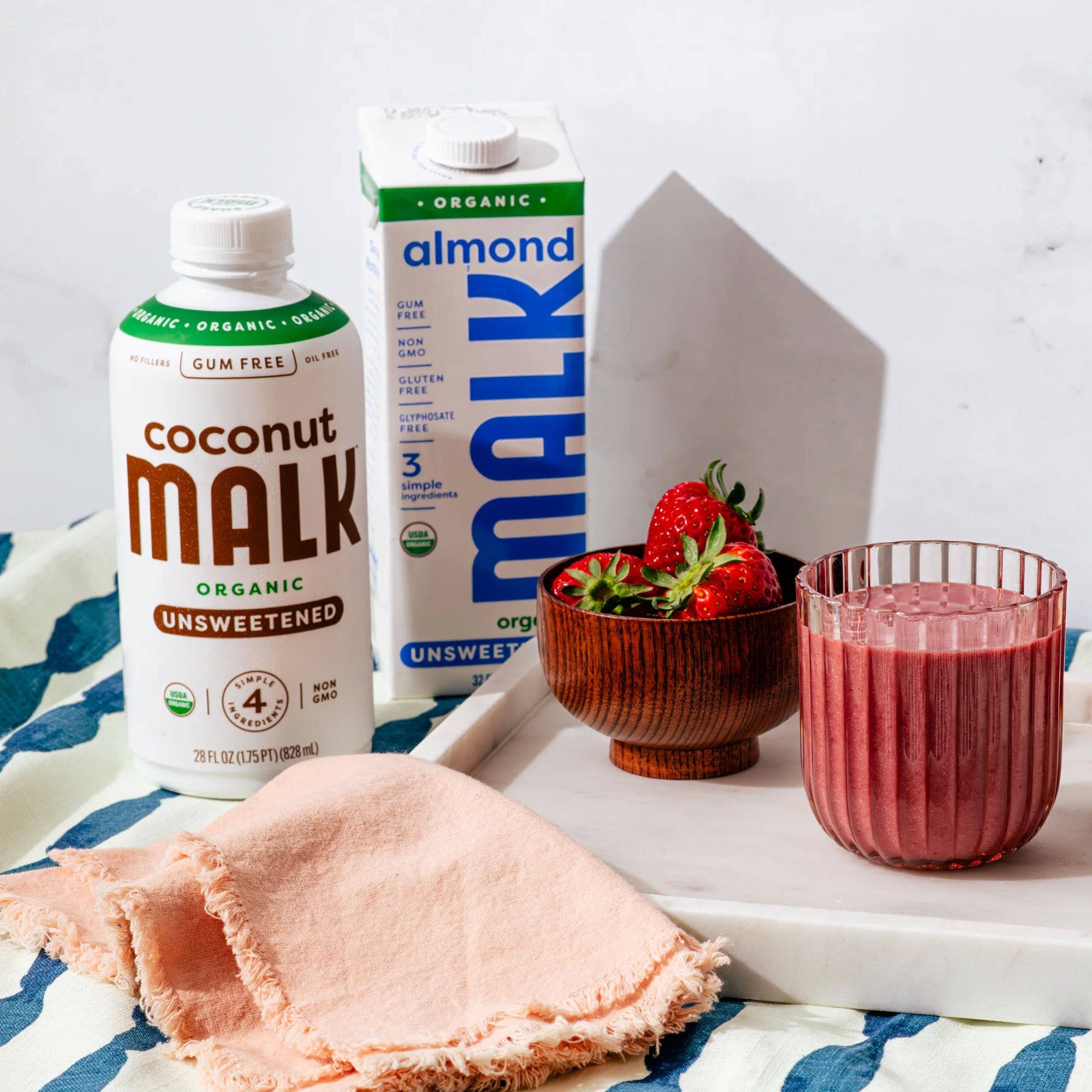 Malk Organic Unsweetened Almond Milk - 946ml