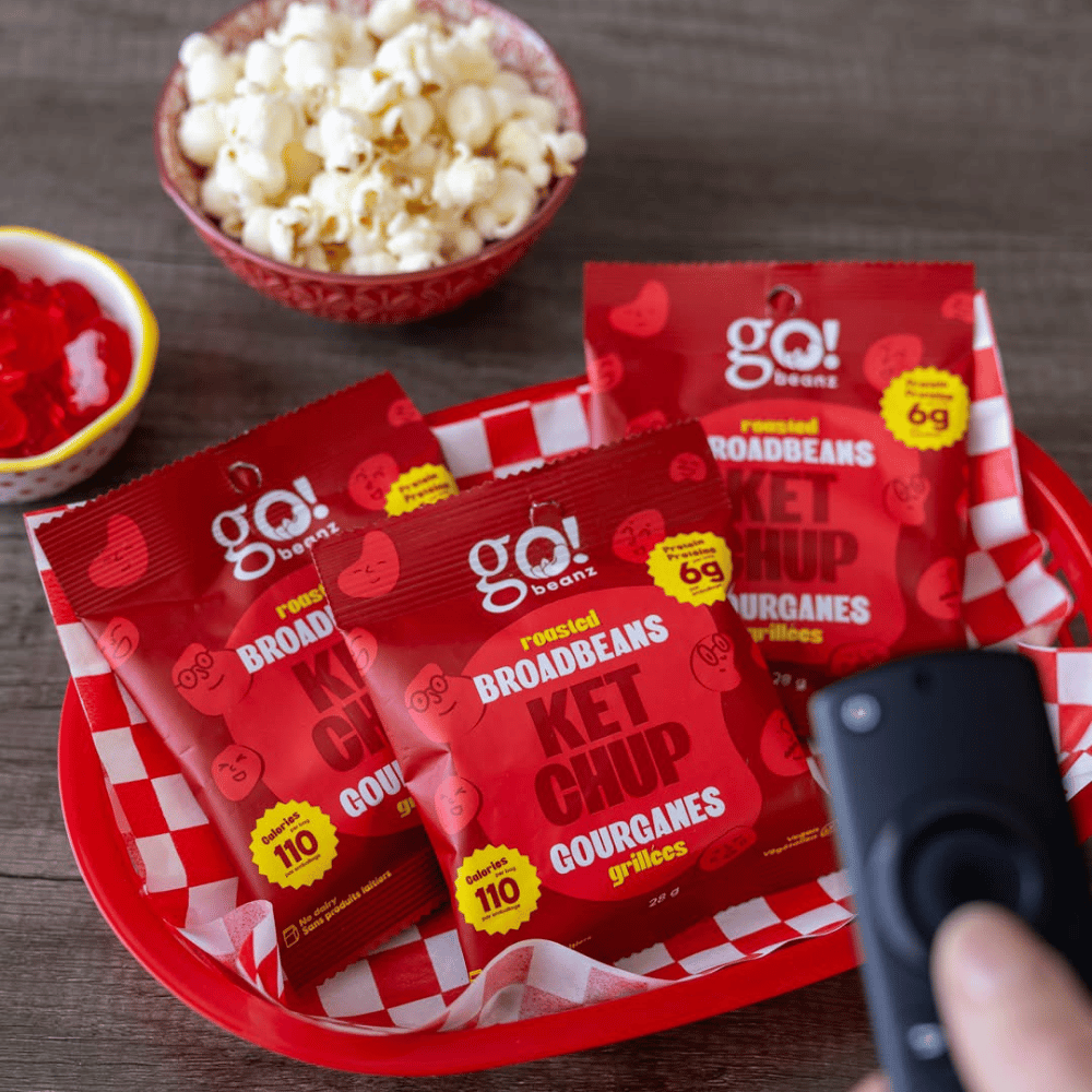 Go! Beanz Ketchup Roasted Broad Beans - 28g