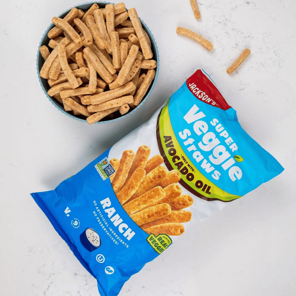 Jackson's Ranch Flavour Veggie Straws - 142g
