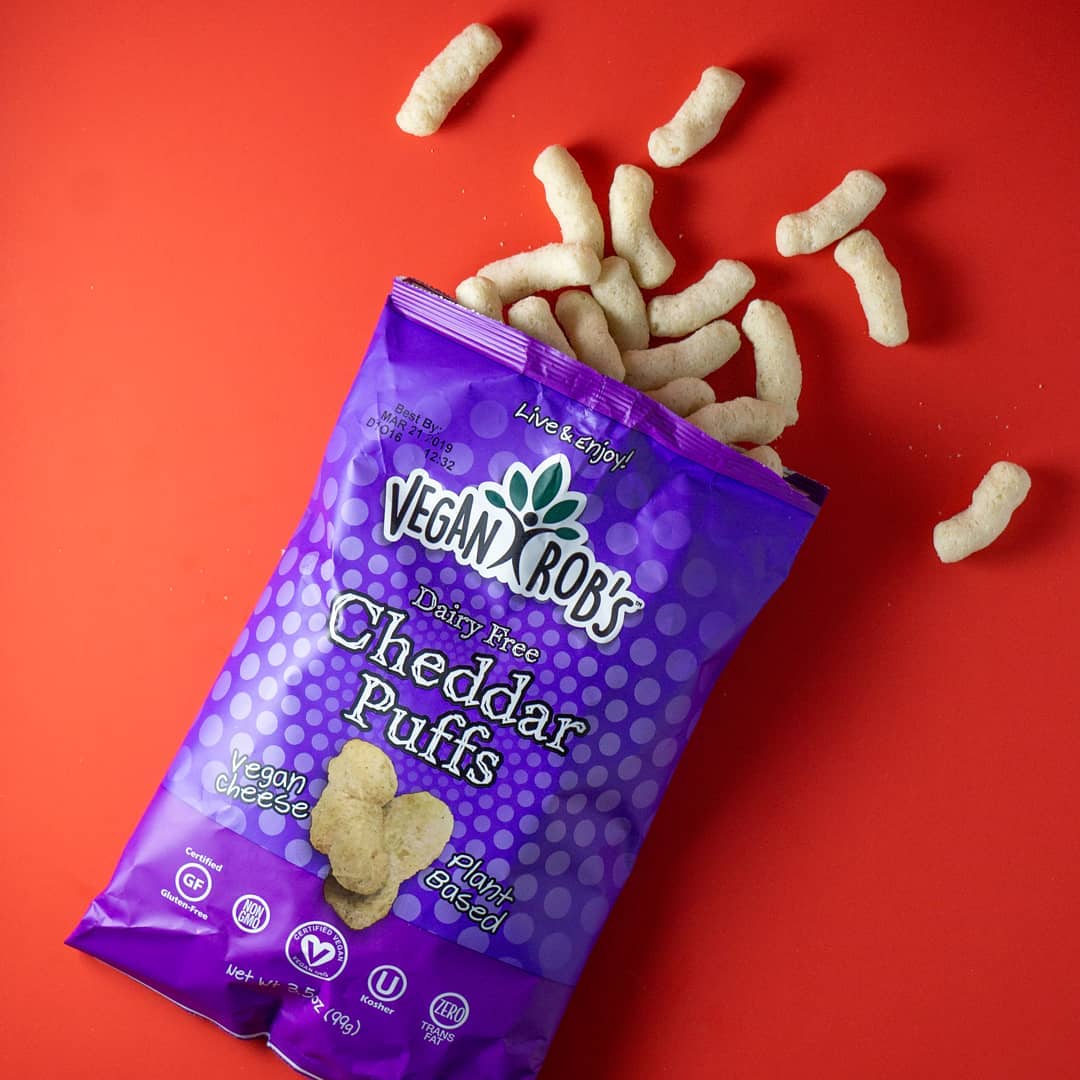 Vegan Rob's Dairy Free Cheddar Puffs - 99g