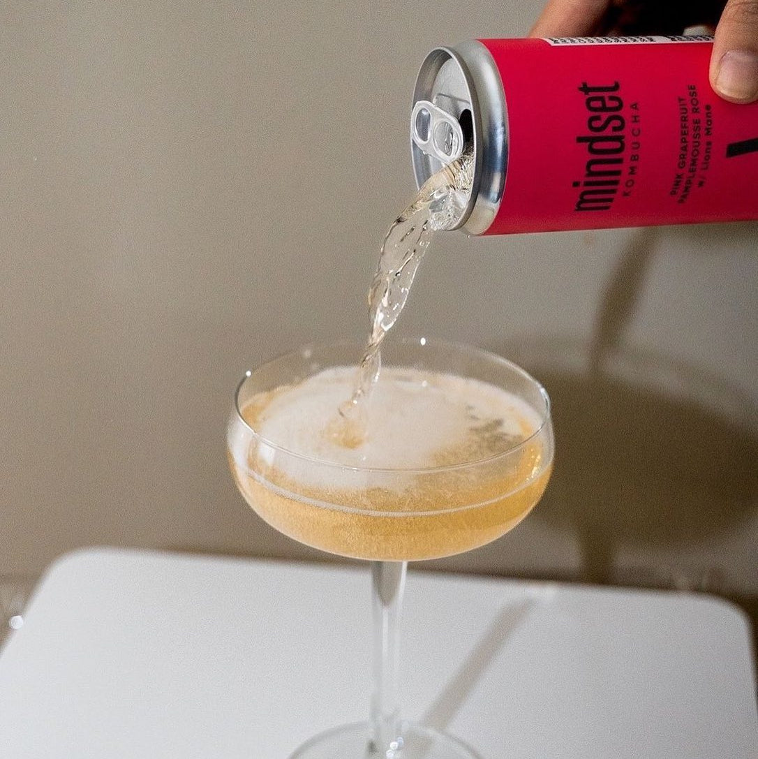 Mindset Pink Grapefruit Kombucha - 355ml