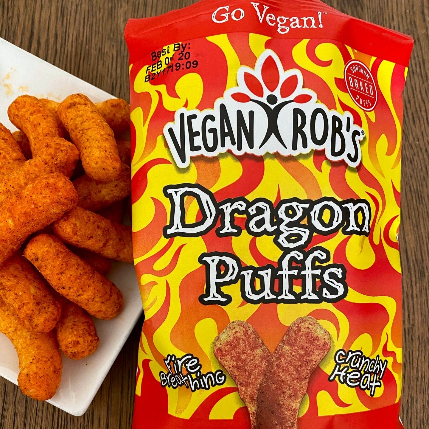 Vegan Rob's Probiotic Dragon Puffs - 99g