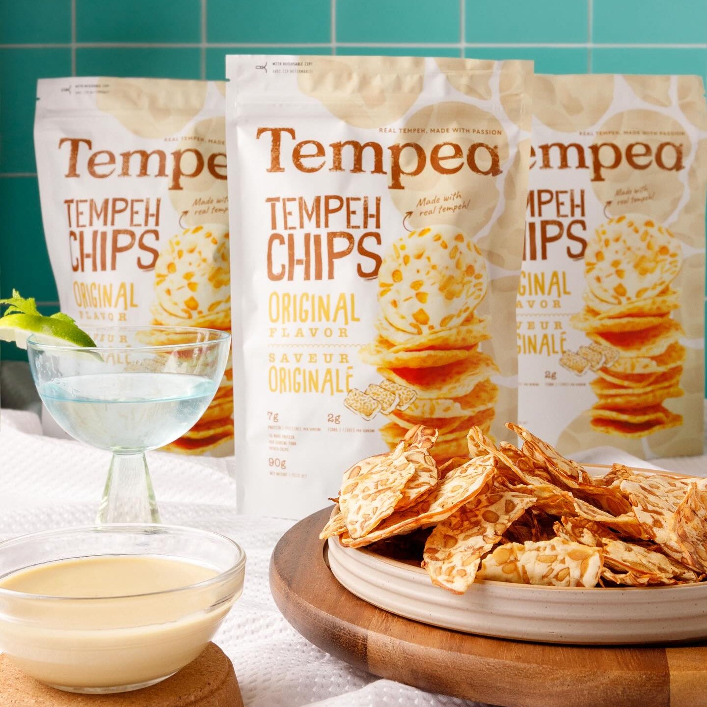 Tempea Original Tempeh Chips - 90g