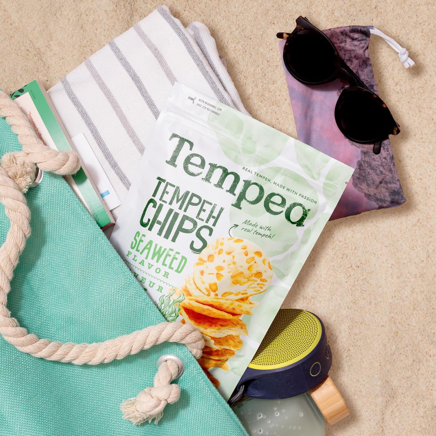Tempea Seaweed Tempeh Chips - 90g
