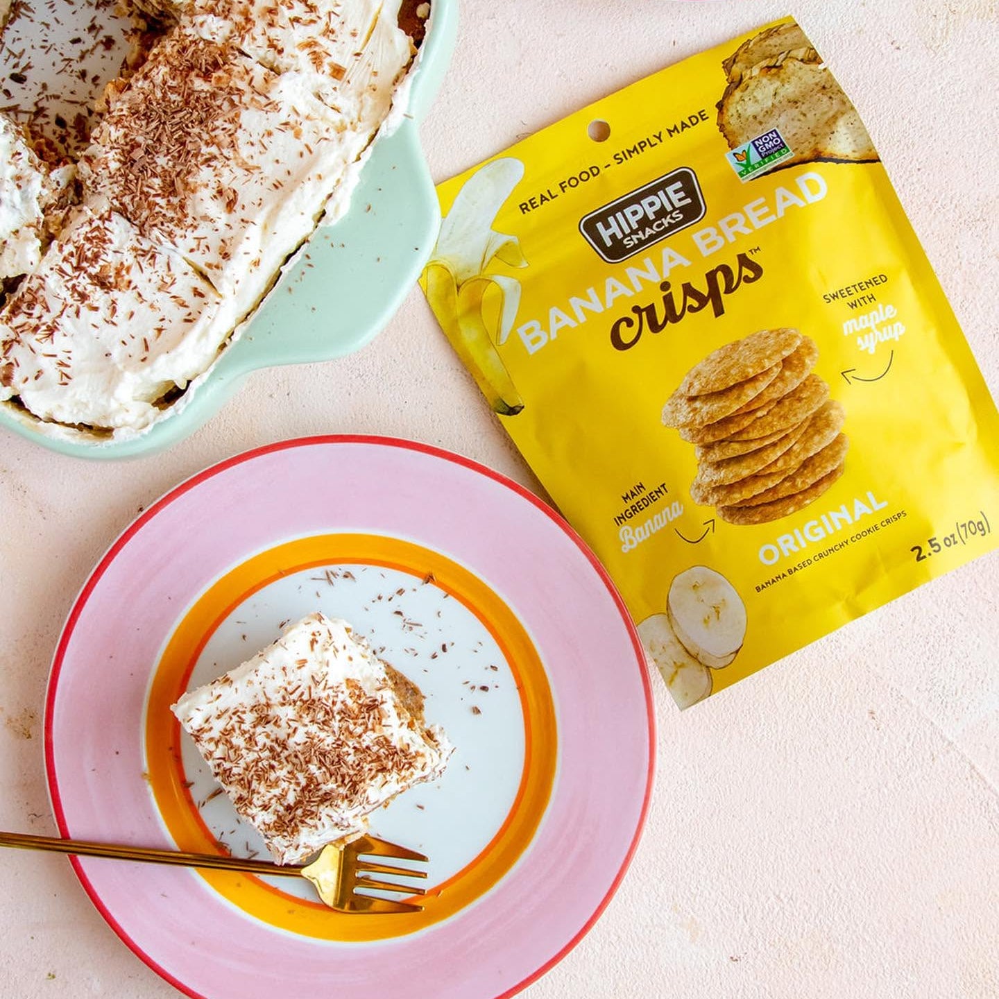 Hippie Snacks Banana Bread Crisps Original - 70g