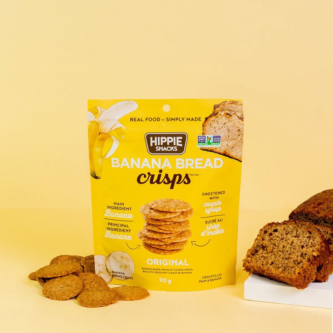 Hippie Snacks Banana Bread Crisps Original - 70g