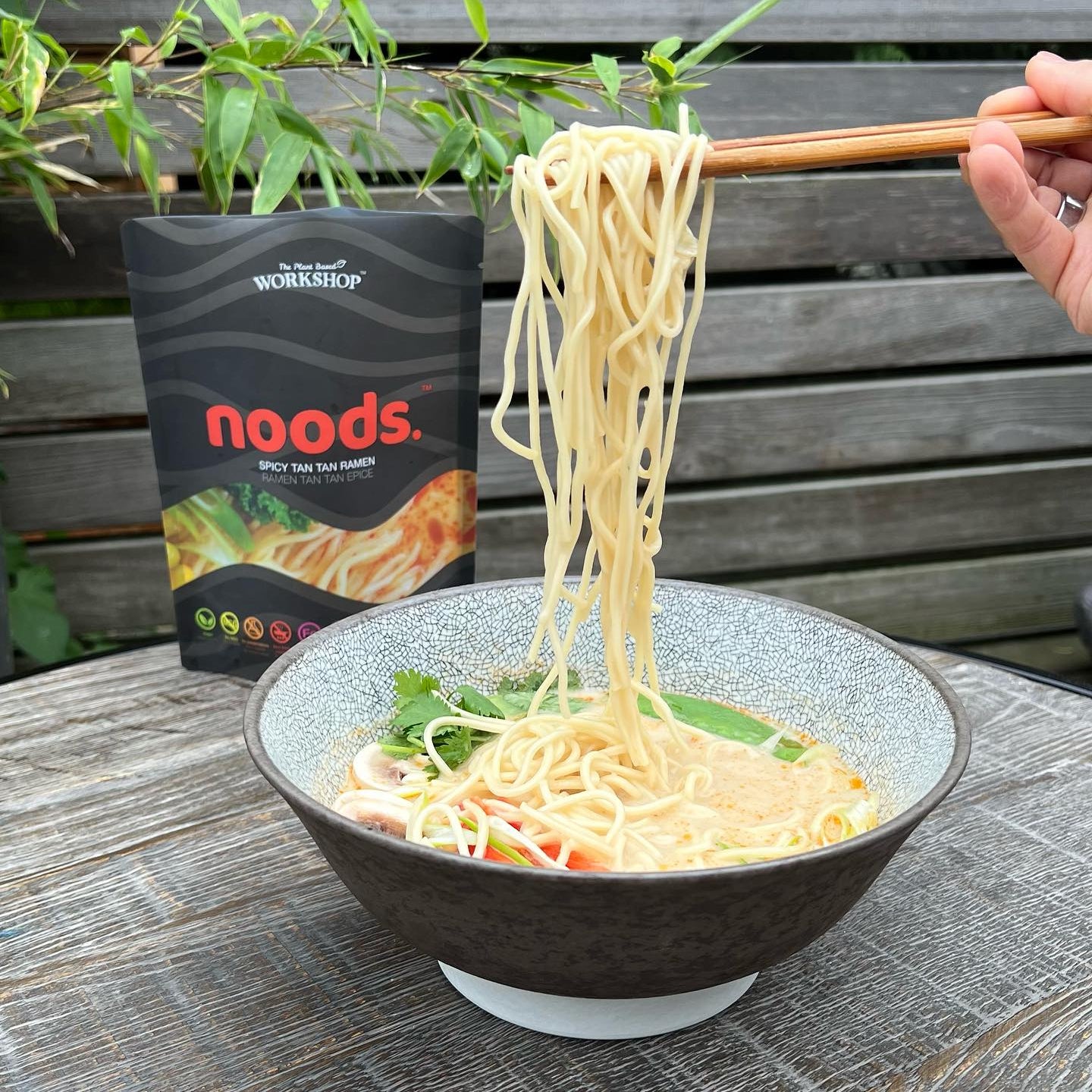 The Plant Based Workshop NOODS. Spicy Tan Tan Ramen Kit - 122g