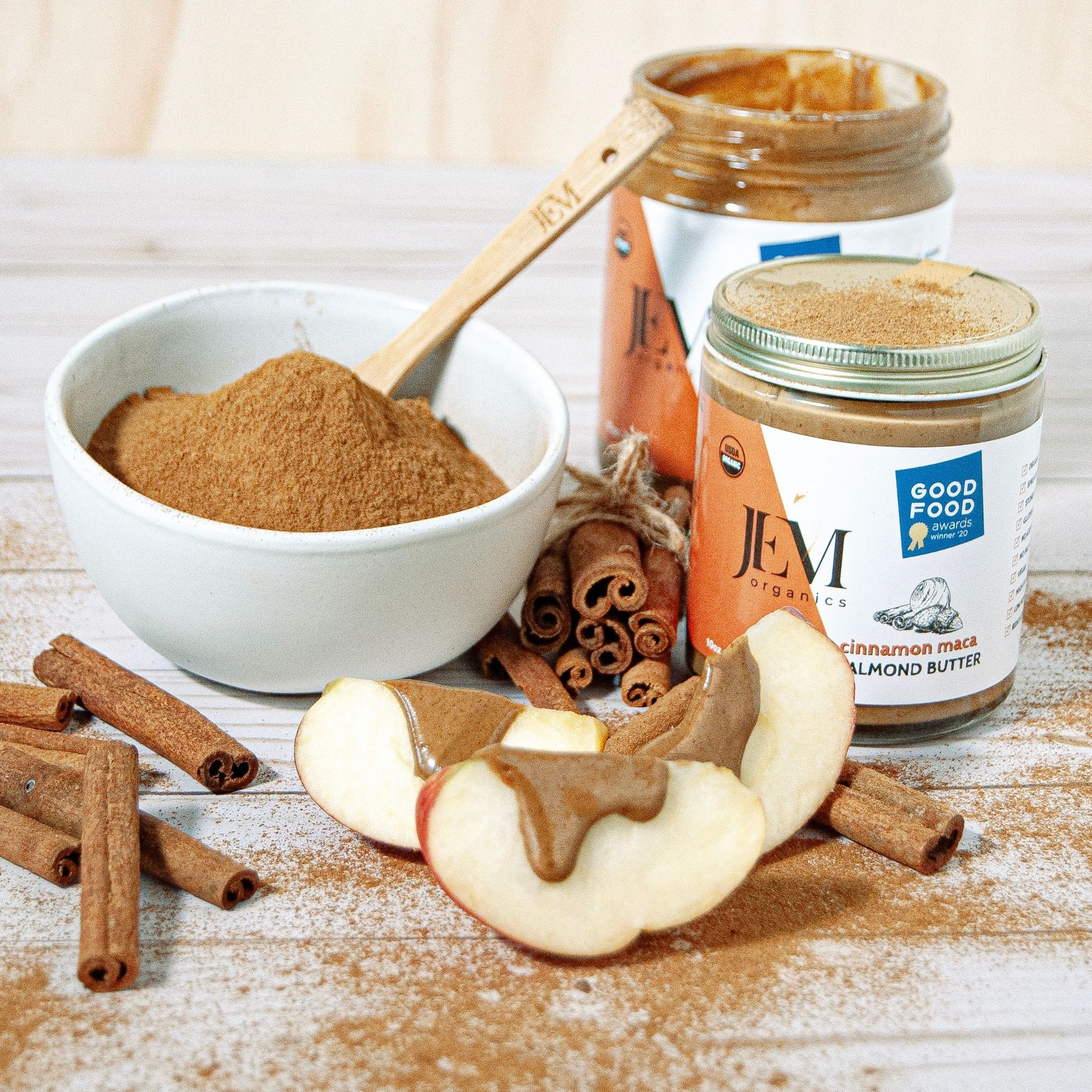 Jem Cinnamon Maca Almond Butter -  Multiple Sizes
