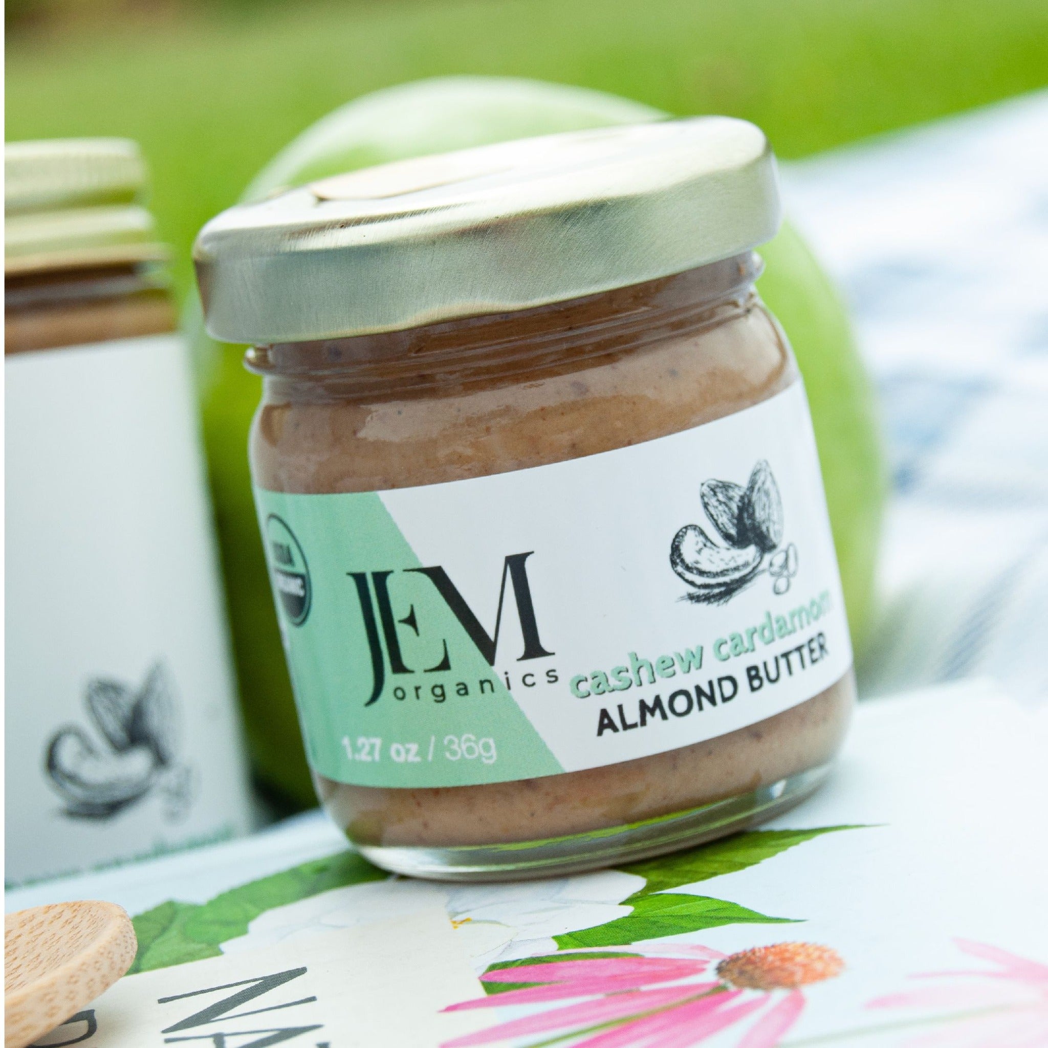 Jem Cashew Cardamom Sprouted Almond Butter - Multiple Sizes