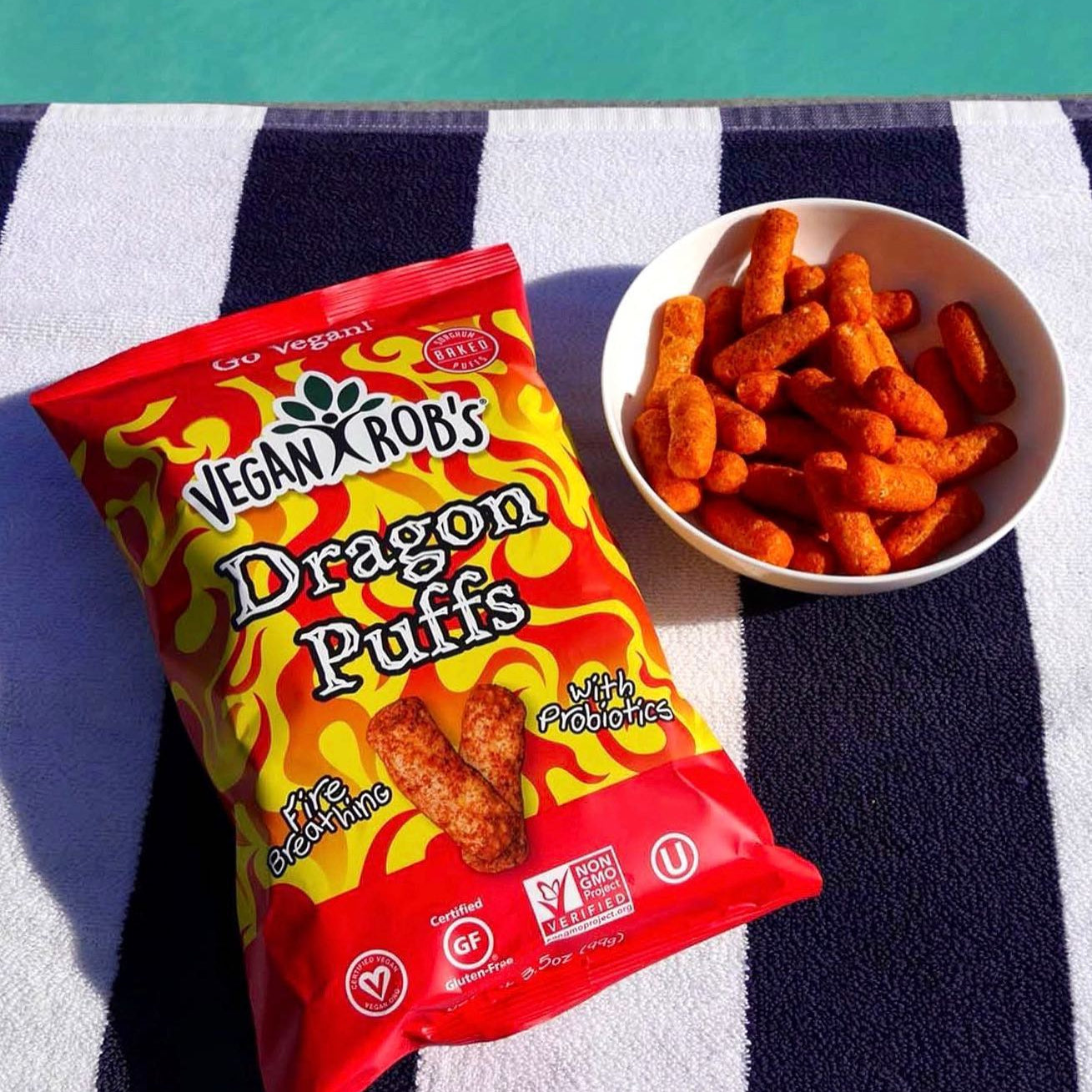 Vegan Rob's Probiotic Dragon Puffs - 99g