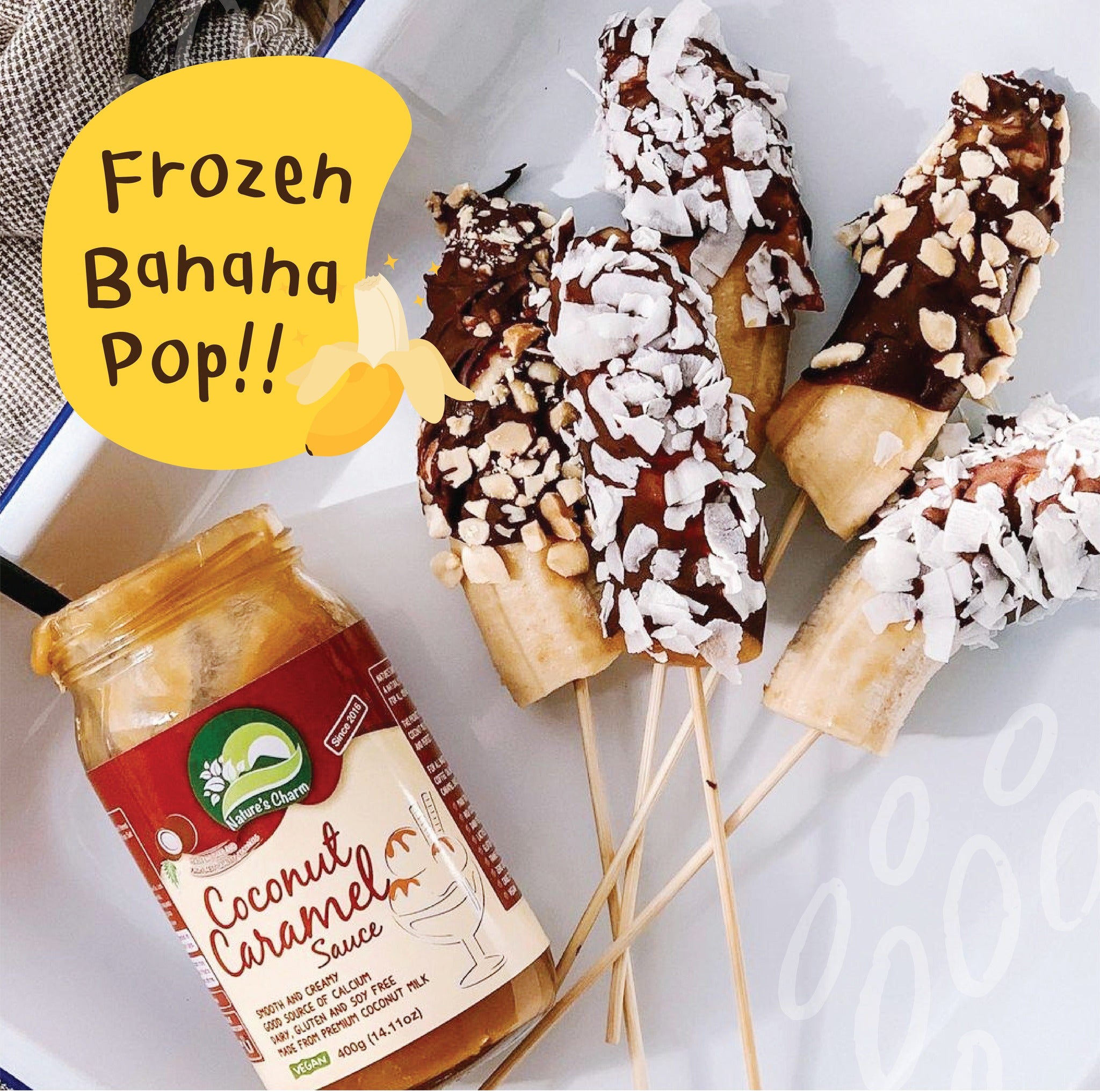 Nature's Charm Sauce Caramel à la Noix de Coco - 400g